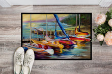 Load image into Gallery viewer, Sailboats at sunset Doormat - 24x36 Decorative Floor Mat – Indoor/Outdoor Rug with Artistic Flair JMK1036JMAT