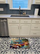 Load image into Gallery viewer, Sailboats at sunset Machine Washable Memory Foam Mat JMK1036RUG
