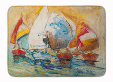 Load image into Gallery viewer, Buzzards Sailboat Race Machine Washable Memory Foam Mat JMK1037RUG