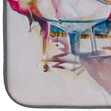 Load image into Gallery viewer, Sailboats in Dry Dock Dish Drying Mat – Absorbent, Artistic Kitchen Essentials JMK1039DDM