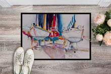 Load image into Gallery viewer, Sailboats in Dry Dock Doormat - 24x36 Decorative Floor Mat – Indoor/Outdoor Rug with Artistic Flair JMK1039JMAT