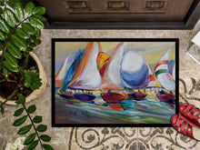 Load image into Gallery viewer, Sailboat Race in Dauphin Island Doormat - 24x36 Decorative Floor Mat – Indoor/Outdoor Rug with Artistic Flair JMK1040JMAT