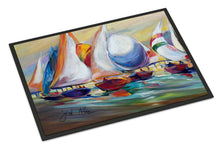 Load image into Gallery viewer, Sailboat Race in Dauphin Island Doormat - 24x36 Decorative Floor Mat – Indoor/Outdoor Rug with Artistic Flair JMK1040JMAT