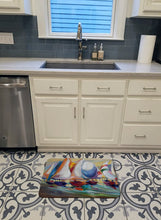 Load image into Gallery viewer, Sailboat Race in Dauphin Island Machine Washable Memory Foam Mat JMK1040RUG