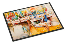 Load image into Gallery viewer, Sailboat  with Pelican Golden Days Doormat - 24x36 Decorative Floor Mat – Indoor/Outdoor Rug with Artistic Flair JMK1042JMAT