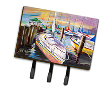Load image into Gallery viewer, Sailboats at the Fairhope Yacht Club Docks Leash or Key Holder JMK1044TH68