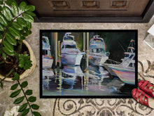 Load image into Gallery viewer, Deep Sea Fishing Boats Doormat - 24x36 Decorative Floor Mat – Indoor/Outdoor Rug with Artistic Flair JMK1048JMAT