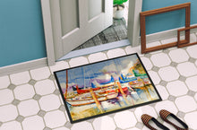 Load image into Gallery viewer, End Stall Sailboats Doormat - 24x36 Decorative Floor Mat – Indoor/Outdoor Rug with Artistic Flair JMK1049JMAT