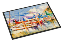 Load image into Gallery viewer, End Stall Sailboats Doormat - 24x36 Decorative Floor Mat – Indoor/Outdoor Rug with Artistic Flair JMK1049JMAT