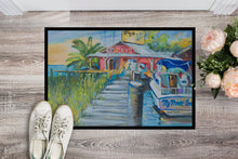 Load image into Gallery viewer, Deep Sea Fishing Boat at LuLu's Doormat - 24x36 Decorative Floor Mat – Indoor/Outdoor Rug with Artistic Flair JMK1050JMAT
