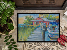 Load image into Gallery viewer, Deep Sea Fishing Boat at LuLu's Doormat - 24x36 Decorative Floor Mat – Indoor/Outdoor Rug with Artistic Flair JMK1050JMAT