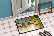 Load image into Gallery viewer, Blue Heron and Deep Sea Fishing Boats Doormat - 24x36 Decorative Floor Mat – Indoor/Outdoor Rug with Artistic Flair JMK1051JMAT