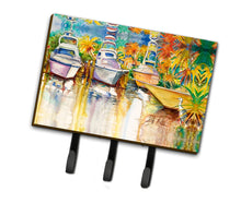 Load image into Gallery viewer, Blue Heron and Deep Sea Fishing Boats Leash or Key Holder JMK1051TH68
