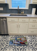 Load image into Gallery viewer, Lucky Dream Sailboat Machine Washable Memory Foam Mat JMK1053RUG