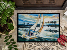 Load image into Gallery viewer, Sailboats on Lake Martin Doormat - 24x36 Decorative Floor Mat – Indoor/Outdoor Rug with Artistic Flair JMK1055JMAT
