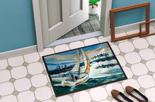 Load image into Gallery viewer, Sailboats on Lake Martin Doormat - 24x36 Decorative Floor Mat – Indoor/Outdoor Rug with Artistic Flair JMK1055JMAT