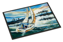 Load image into Gallery viewer, Sailboats on Lake Martin Doormat - 24x36 Decorative Floor Mat – Indoor/Outdoor Rug with Artistic Flair JMK1055JMAT