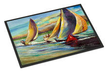 Load image into Gallery viewer, Knost Regatta Pass Christian Sailboats Doormat - 24x36 Decorative Floor Mat – Indoor/Outdoor Rug with Artistic Flair JMK1057JMAT