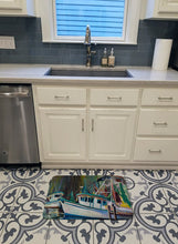 Load image into Gallery viewer, Joe Patti Shrimp Boat Machine Washable Memory Foam Mat JMK1058RUG