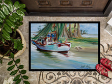 Load image into Gallery viewer, Jeannie Shrimp Boat Doormat - 24x36 Decorative Floor Mat – Indoor/Outdoor Rug with Artistic Flair JMK1060JMAT