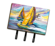 Load image into Gallery viewer, Sailboat with Middle Bay Lighthouse Leash or Key Holder JMK1061TH68