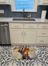 Load image into Gallery viewer, Red Sails Sailboat  Machine Washable Memory Foam Mat JMK1062RUG