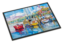 Load image into Gallery viewer, Paradise Yacht Club Sailboats Doormat - 24x36 Decorative Floor Mat – Indoor/Outdoor Rug with Artistic Flair JMK1063JMAT
