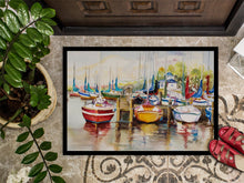 Load image into Gallery viewer, Paradise Yacht Club II Sailboats Doormat - 24x36 Decorative Floor Mat – Indoor/Outdoor Rug with Artistic Flair JMK1064JMAT