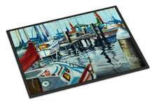 Load image into Gallery viewer, Orange Sail Sailboats Doormat - 24x36 Decorative Floor Mat – Indoor/Outdoor Rug with Artistic Flair JMK1065JMAT
