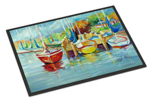 Load image into Gallery viewer, On the Dock Sailboats Doormat - 24x36 Decorative Floor Mat – Indoor/Outdoor Rug with Artistic Flair JMK1070JMAT