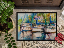 Load image into Gallery viewer, Safe Harbour Sailboats Doormat - 24x36 Decorative Floor Mat – Indoor/Outdoor Rug with Artistic Flair JMK1071JMAT