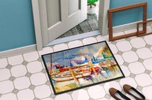 Load image into Gallery viewer, Run Away Sailboats Doormat - 24x36 Decorative Floor Mat – Indoor/Outdoor Rug with Artistic Flair JMK1072JMAT