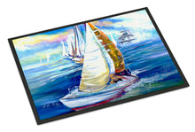 Load image into Gallery viewer, Rock my Boat Sailboats Doormat - 24x36 Decorative Floor Mat – Indoor/Outdoor Rug with Artistic Flair JMK1073JMAT