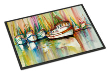 Load image into Gallery viewer, Shrimp Fleet Doormat - 24x36 Decorative Floor Mat – Indoor/Outdoor Rug with Artistic Flair JMK1074JMAT