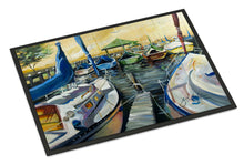 Load image into Gallery viewer, Seven Boats Sailboats Doormat - 24x36 Decorative Floor Mat – Indoor/Outdoor Rug with Artistic Flair JMK1075JMAT