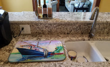 Load image into Gallery viewer, Shrimper Southern Star Dish Drying Mat – Absorbent, Artistic Kitchen Essentials JMK1078DDM