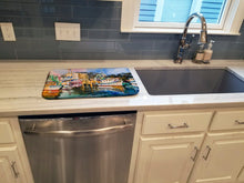 Load image into Gallery viewer, Shrimp Boat Warehouse Dish Drying Mat – Absorbent, Artistic Kitchen Essentials JMK1079DDM