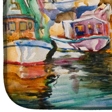 Load image into Gallery viewer, Shrimp Boat Warehouse Dish Drying Mat – Absorbent, Artistic Kitchen Essentials JMK1079DDM