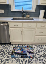 Load image into Gallery viewer, Sunshine Sailboat Machine Washable Memory Foam Mat JMK1081RUG