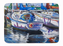Load image into Gallery viewer, Sunshine Sailboat Machine Washable Memory Foam Mat JMK1081RUG