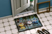 Load image into Gallery viewer, Yellow boat Sailboat Doormat - 24x36 Decorative Floor Mat – Indoor/Outdoor Rug with Artistic Flair JMK1084JMAT