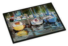 Load image into Gallery viewer, Yellow boat Sailboat Doormat - 24x36 Decorative Floor Mat – Indoor/Outdoor Rug with Artistic Flair JMK1084JMAT