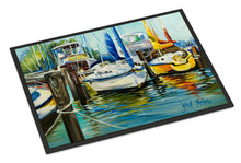 Load image into Gallery viewer, Yellow boat II Sailboat Doormat - 24x36 Decorative Floor Mat – Indoor/Outdoor Rug with Artistic Flair JMK1085JMAT