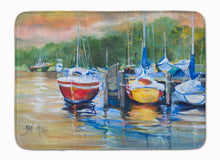 Load image into Gallery viewer, Up the Creek Sailboat Machine Washable Memory Foam Mat JMK1086RUG