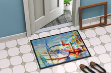 Load image into Gallery viewer, Towering Q Sailboat Doormat - 24x36 Decorative Floor Mat – Indoor/Outdoor Rug with Artistic Flair JMK1088JMAT
