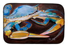 Load image into Gallery viewer, Blue Crab Dish Drying Mat – Absorbent, Artistic Kitchen Essentials JMK1090DDM