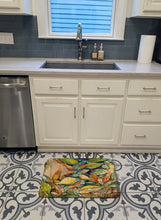 Load image into Gallery viewer, Jubilee Blue Crab Machine Washable Memory Foam Mat JMK1102RUG