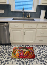 Load image into Gallery viewer, Blue Crab Stars Machine Washable Memory Foam Mat JMK1105RUG