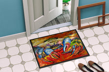 Load image into Gallery viewer, Blue Crab Red Doormat - 24x36 Decorative Floor Mat – Indoor/Outdoor Rug with Artistic Flair JMK1107JMAT