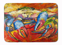 Load image into Gallery viewer, Blue Crab Red Machine Washable Memory Foam Mat JMK1107RUG